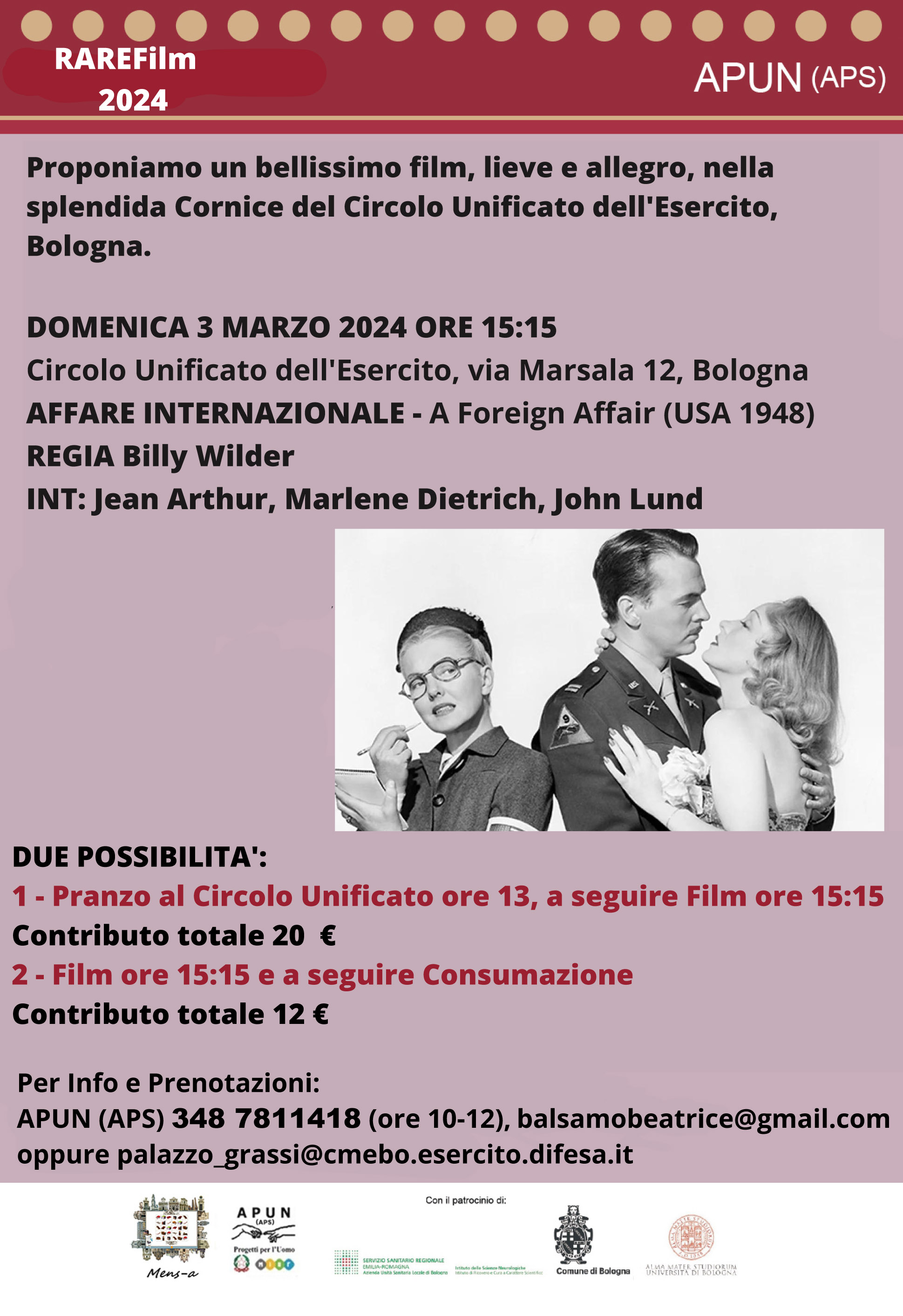 RAREFilm 2024 Circolo Unificato ok