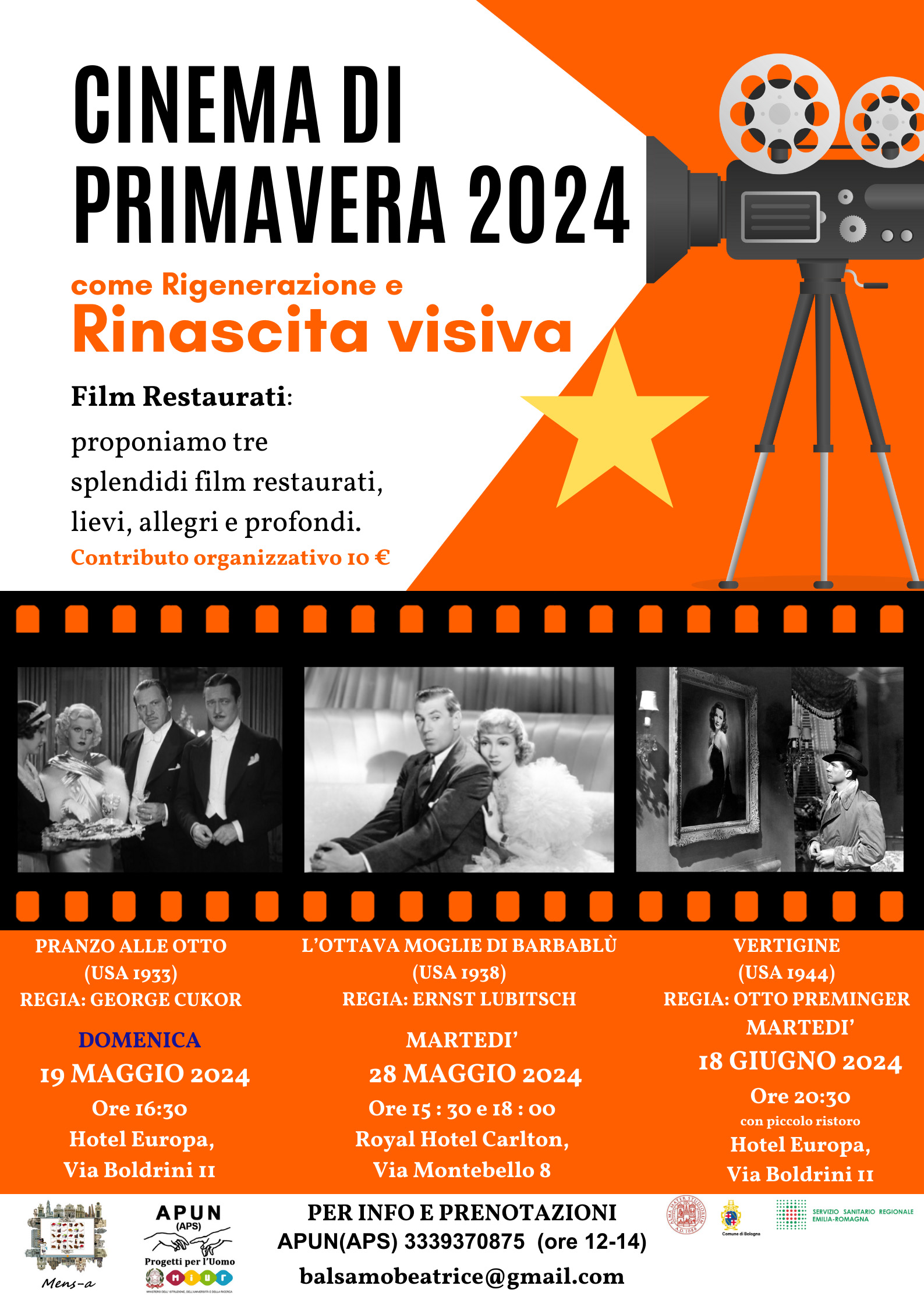 Volantino Cinema di Primavera