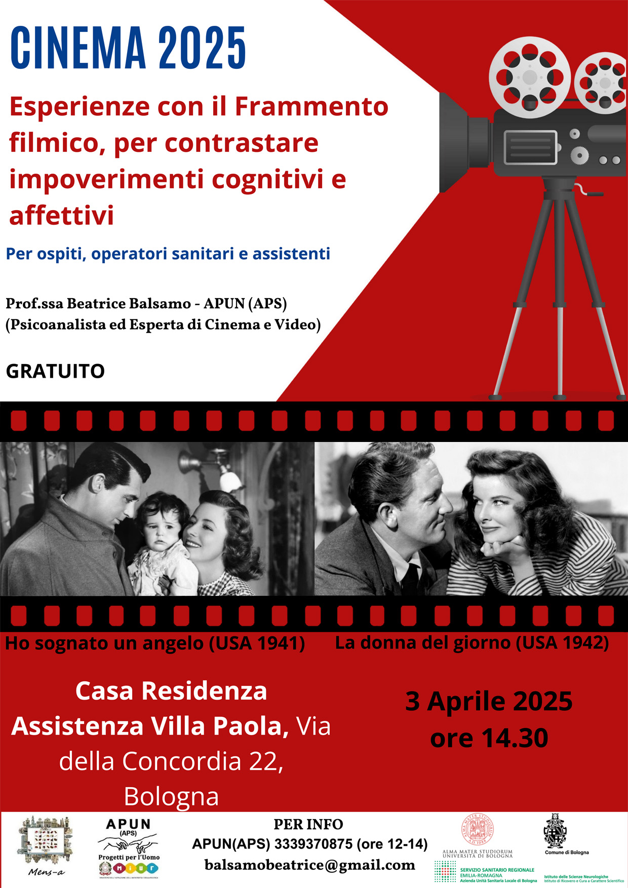 Volantino Frammento filmico Cinema Villa Paola copia