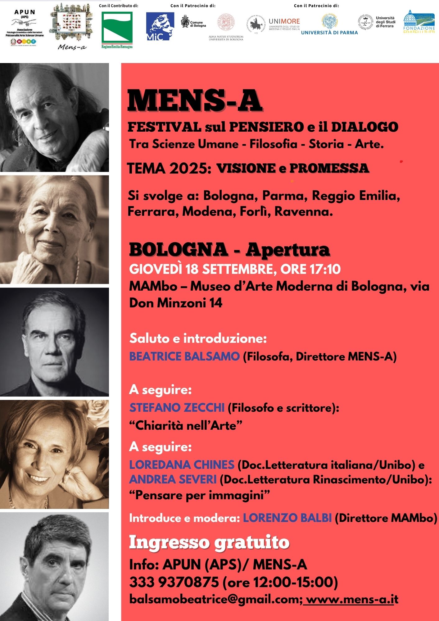 Volantino fronte MENS A 2025 Bologna